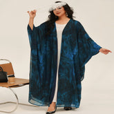 عبايةمفتوحة من الأمام  بأكمام طويلة